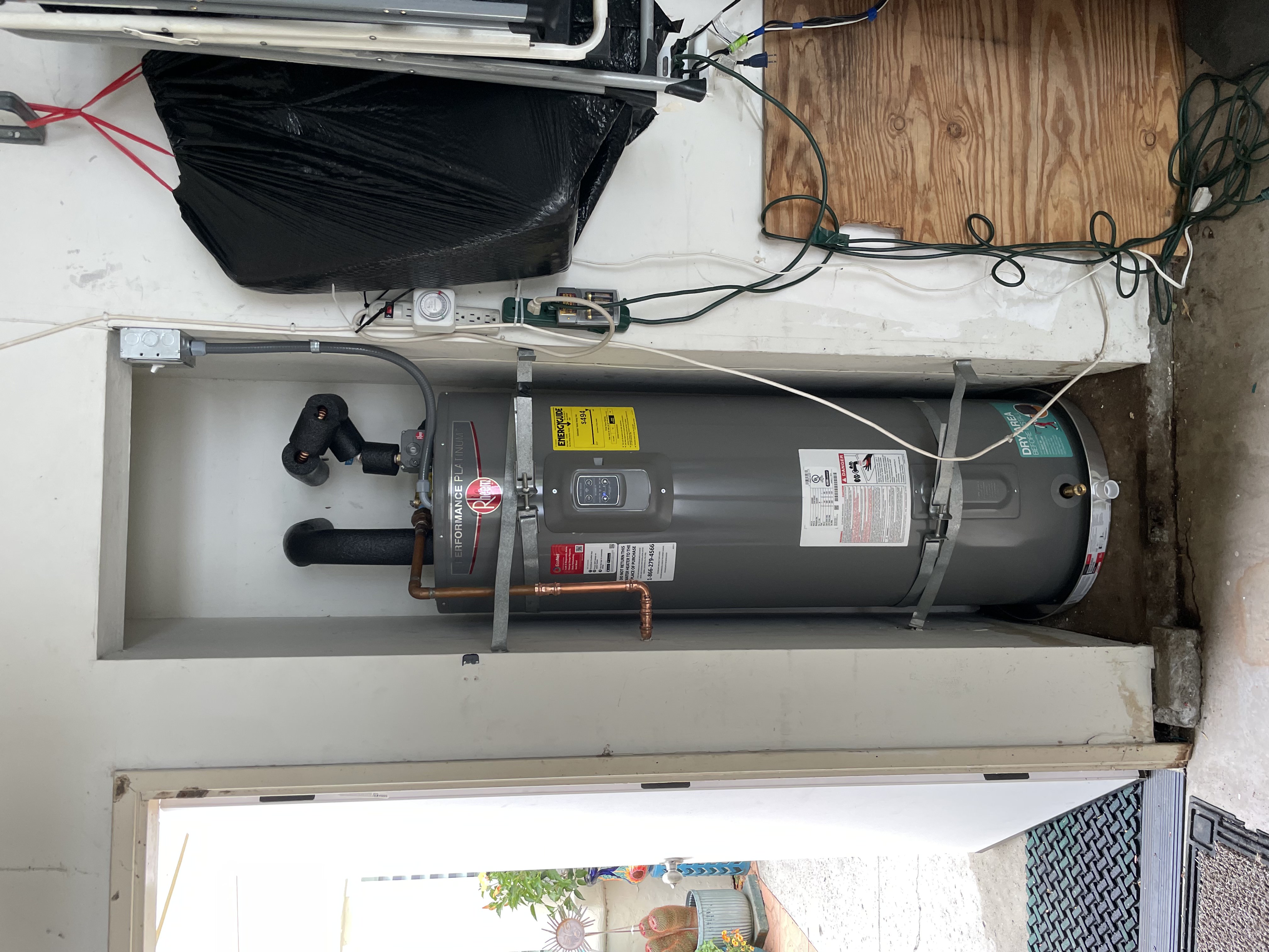 Water heater install